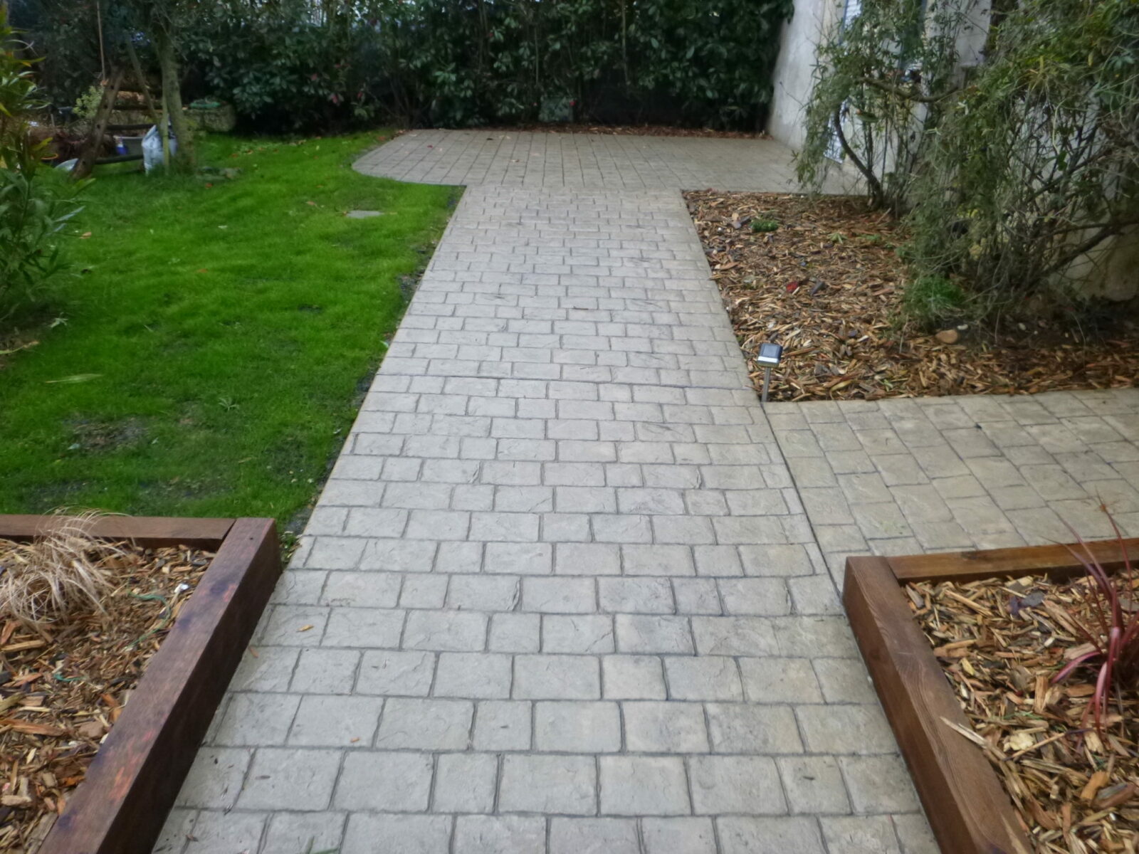 Méridionale Vert Béton Empreinte Imitation Pavés Meridionale Vert Paysagiste