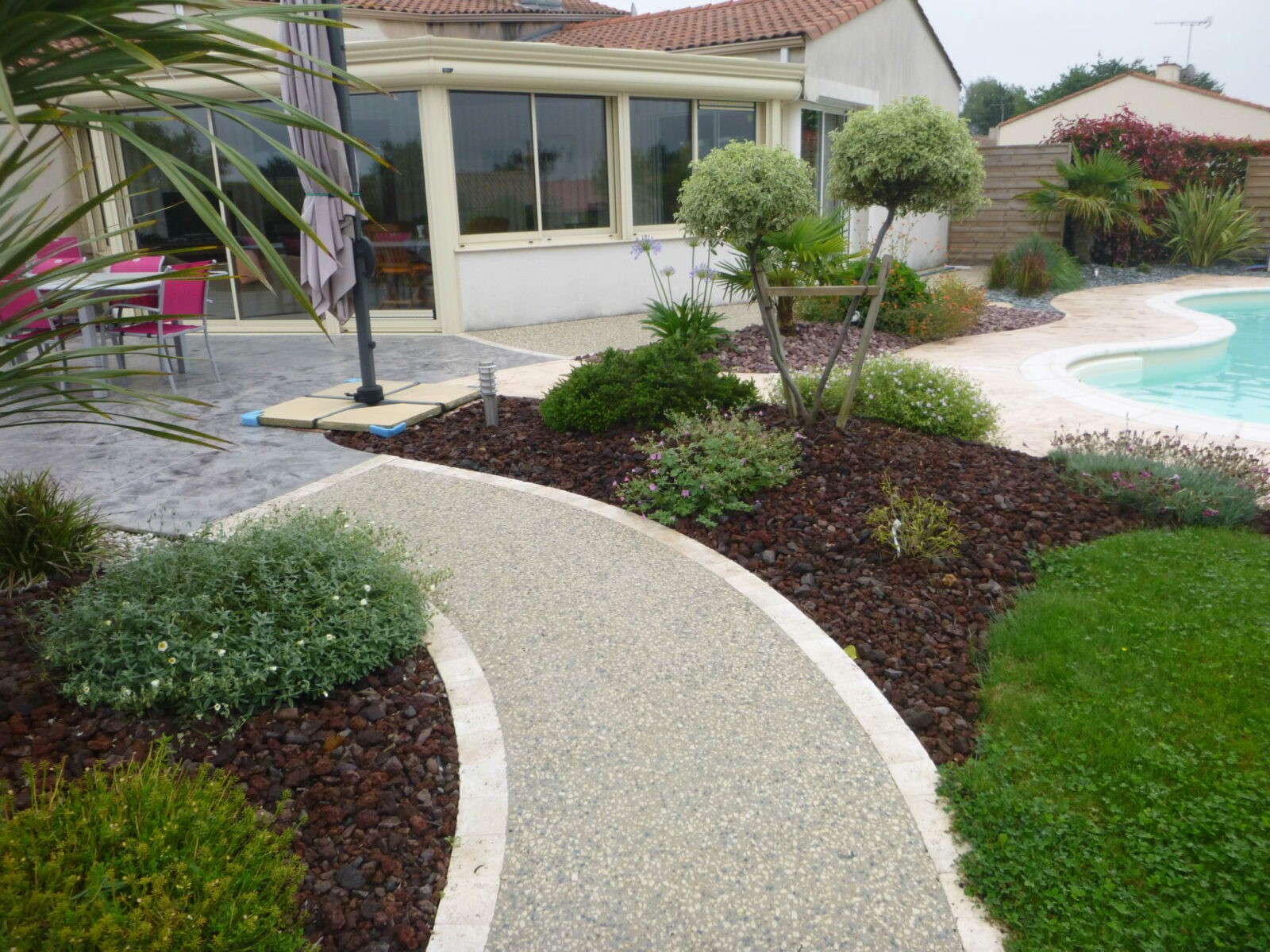 Méridionale Vert Massif Végétalisé Méridionale Vert Paysagiste